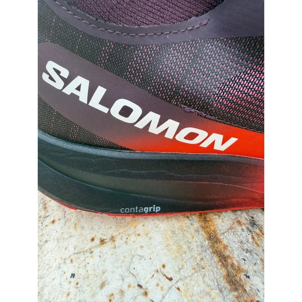Salomon S/Lab Ultra 3 Maverick Red Trail Running Shoes Mens 12 Womens 13 471888 - Picture 4 of 14